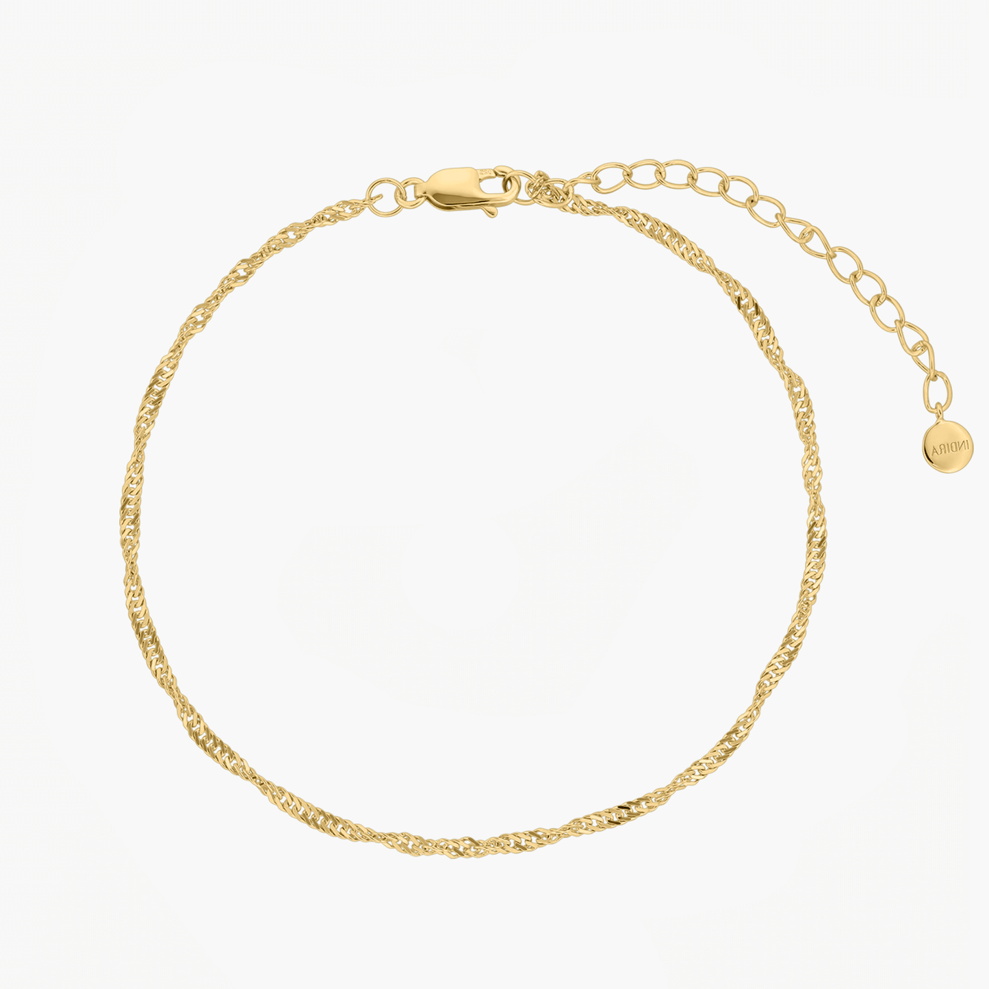 Brățara de picior din argint Golden Singapore