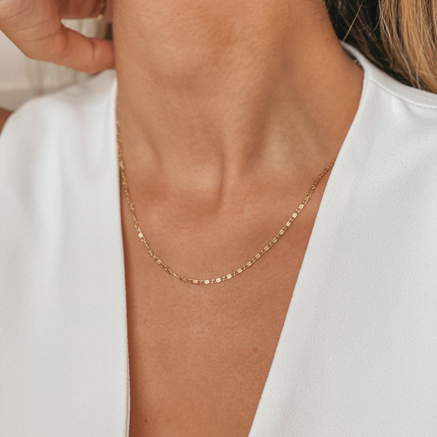 Colier din argint Golden Anchor