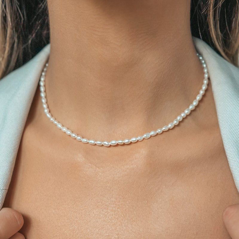 Colier din argint Jacqueline - Perla Naturala