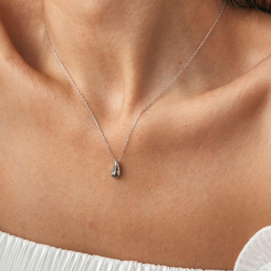 Silver Drop ezüst nyaklánc - Indira
