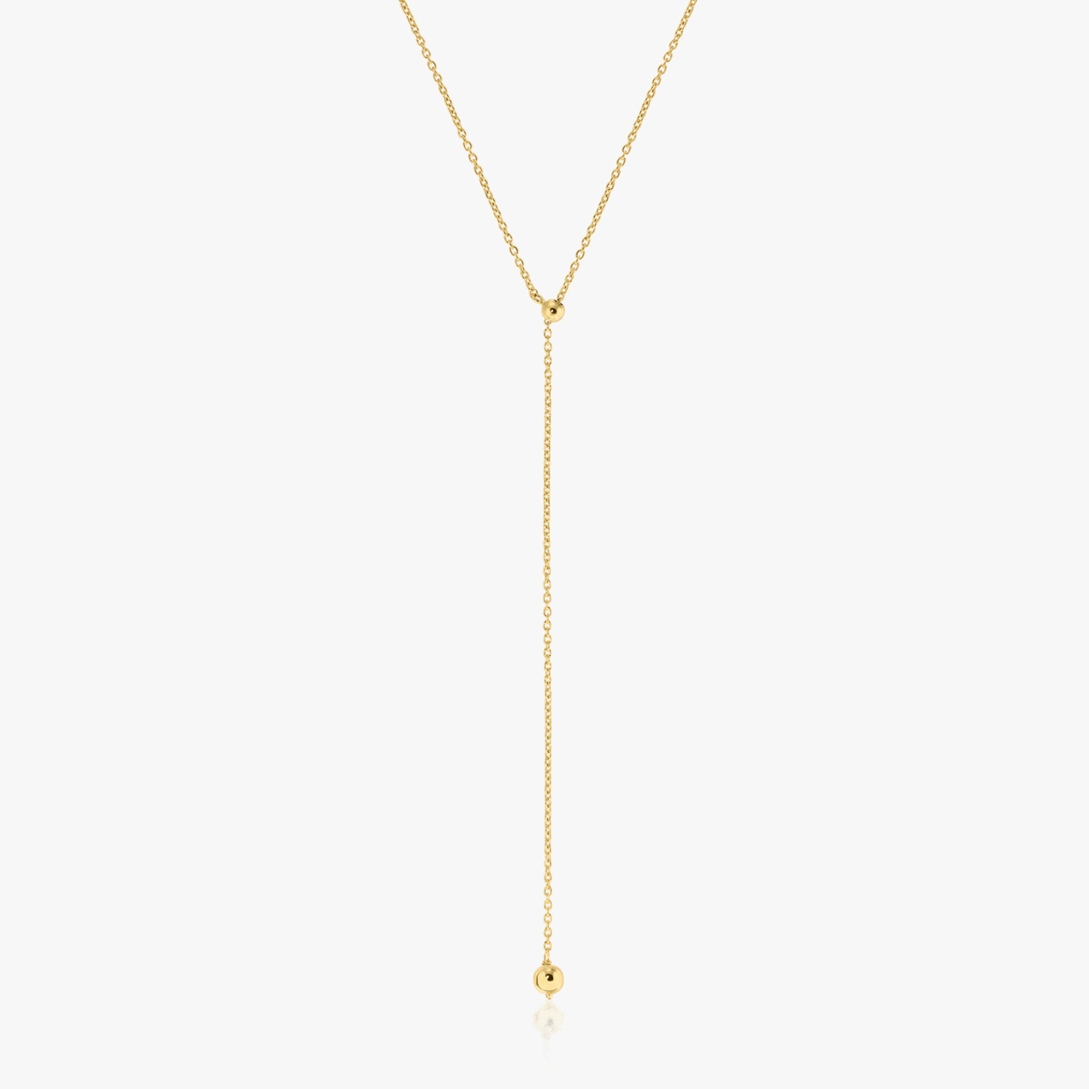 Colier din argint placat cu aur Bola - Indira