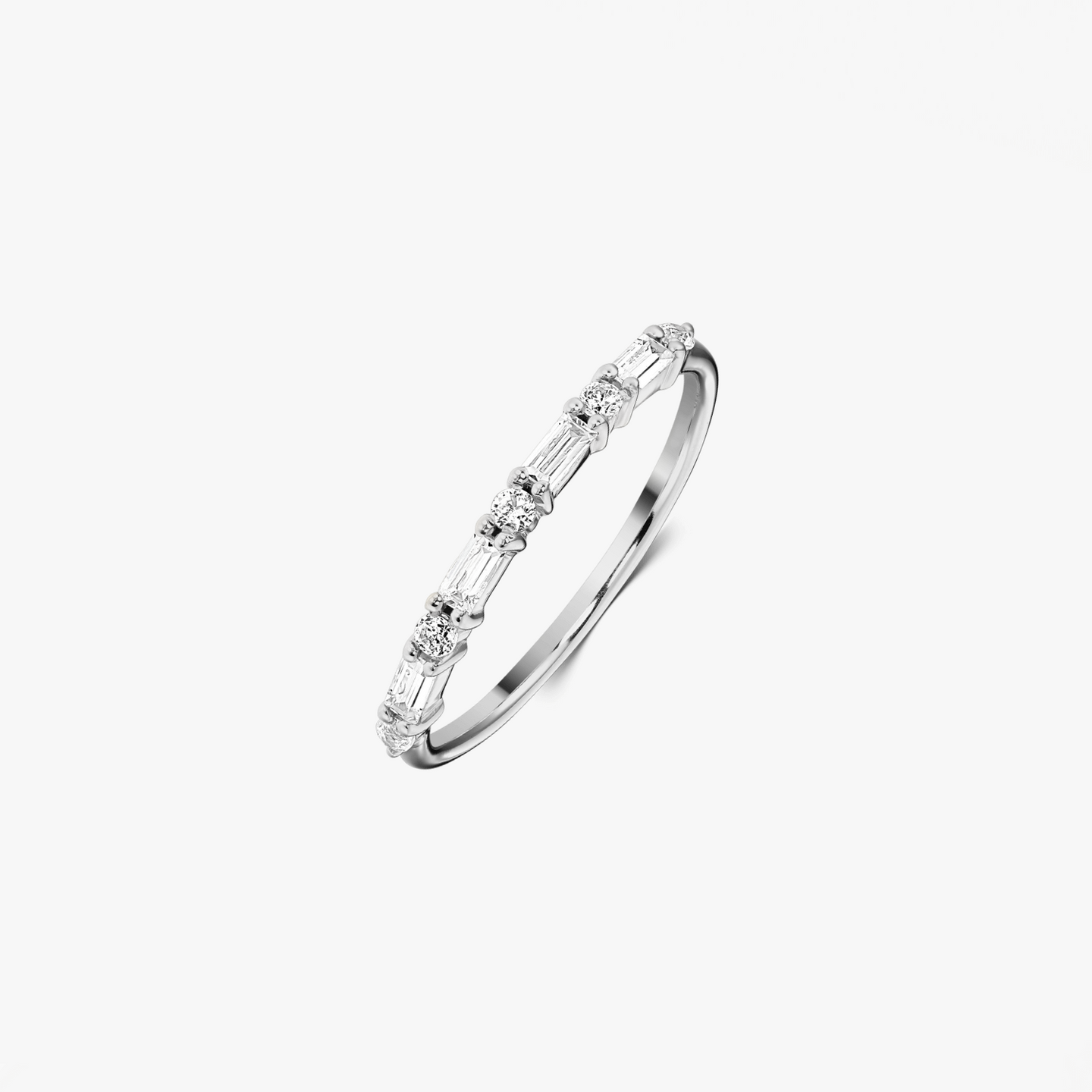 Inel argint Baguette - Zirconiu - Indira