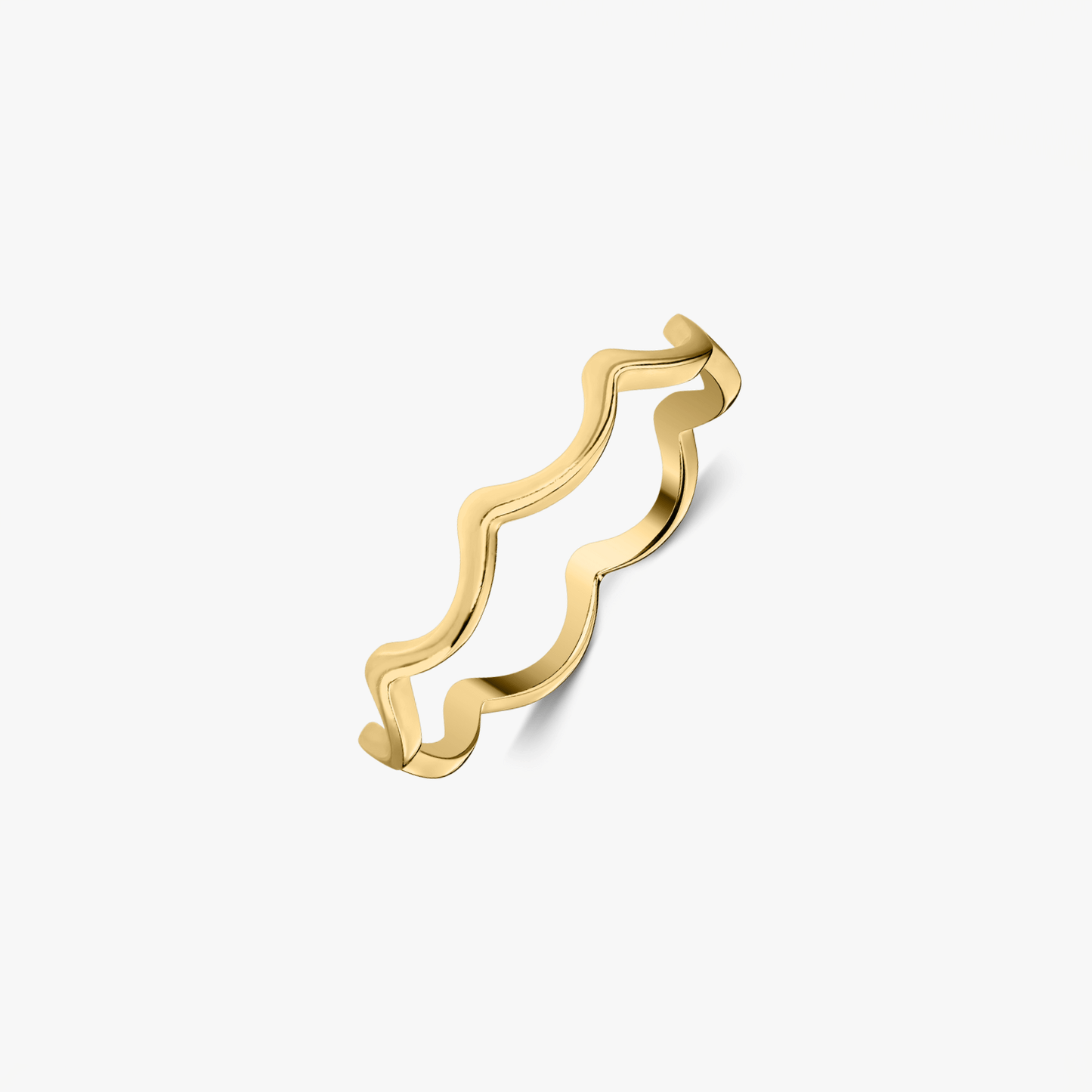 Inel din argint Golden Curl
