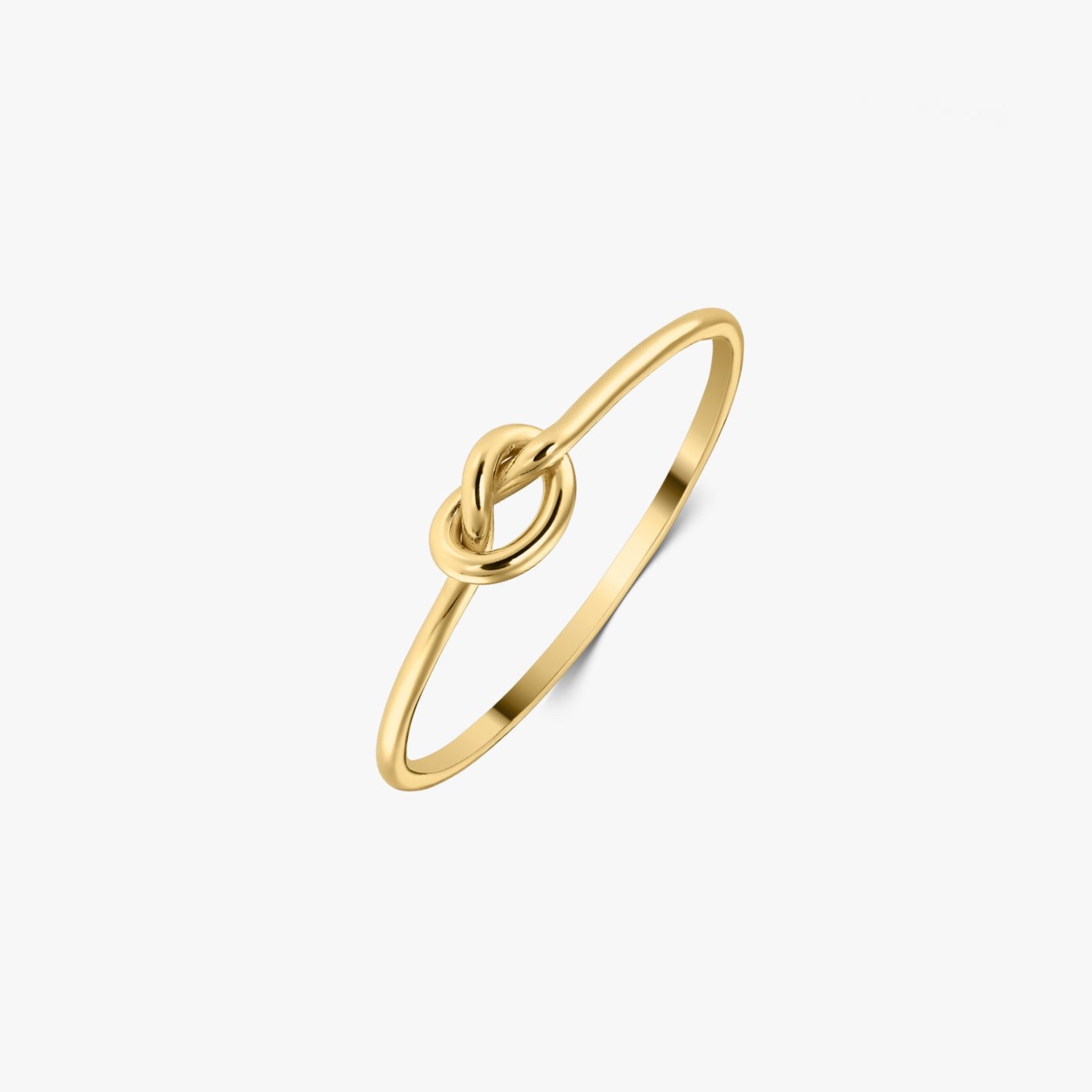 Inel din aur galben Knot - Indira