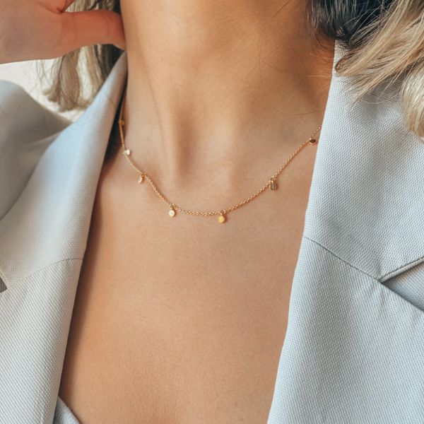 Colier din argint Golden Allegra