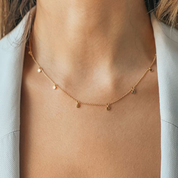 Colier din argint Golden Allegra