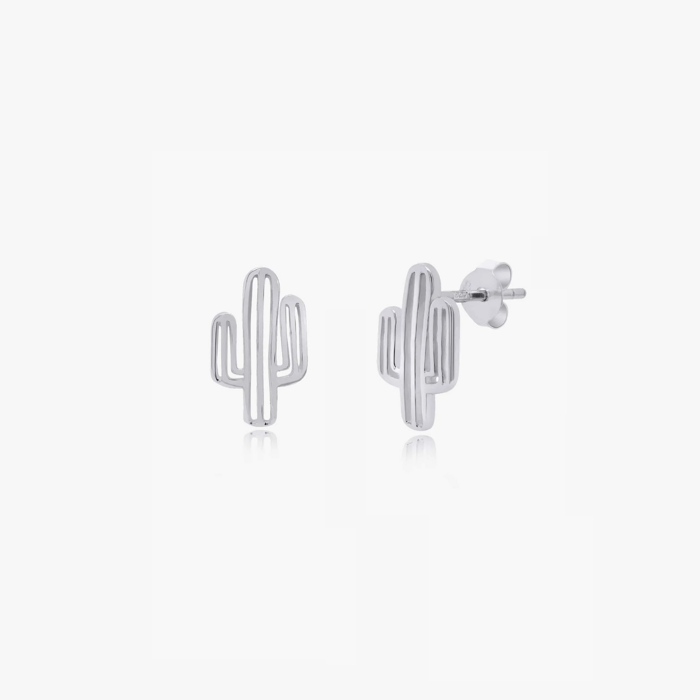 Cercei din argint Cactus