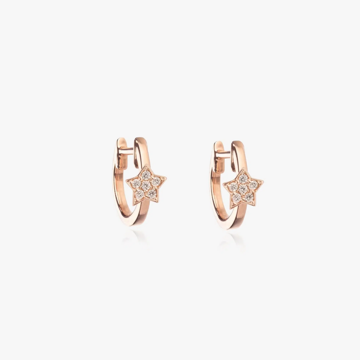 Cercei din argint Estella - Rose Gold