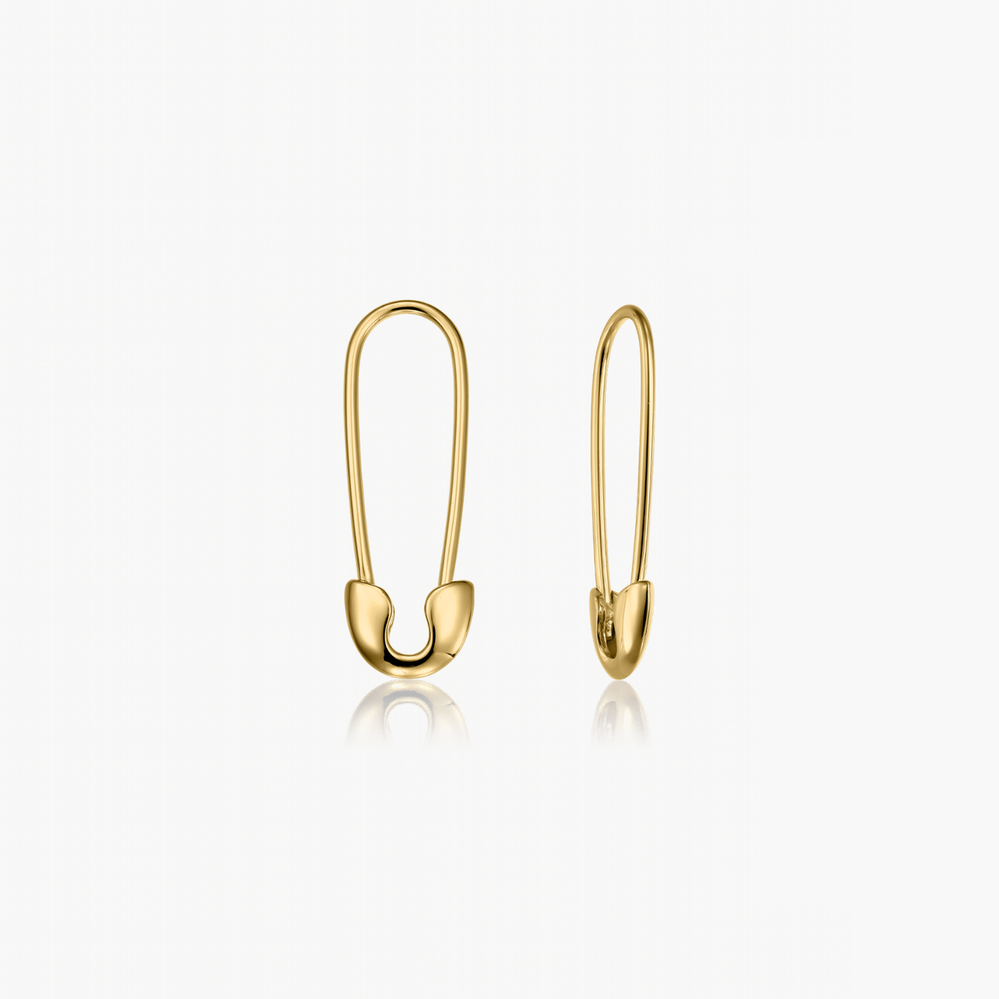 Cercei din argint Golden Pins