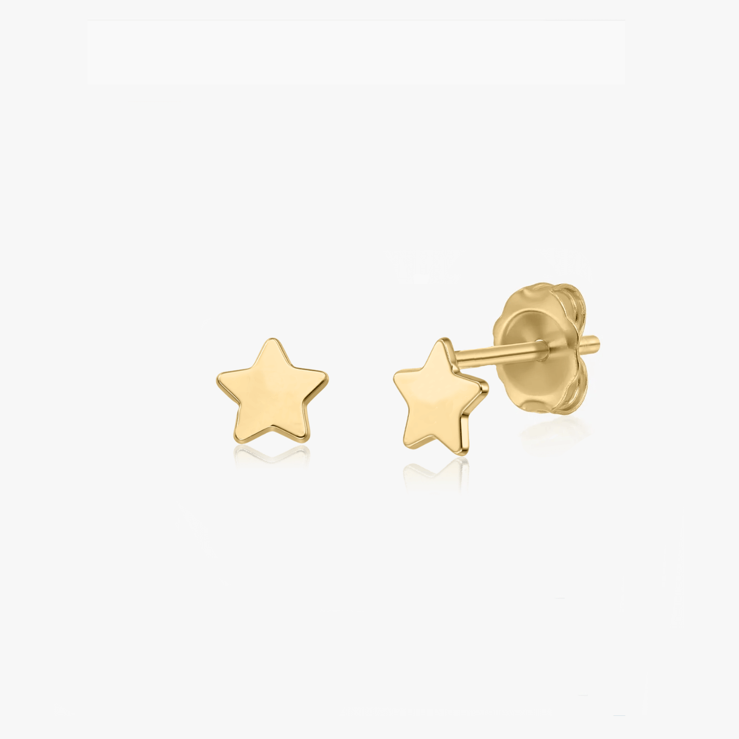 Cercei din aur 14K Gold Stars