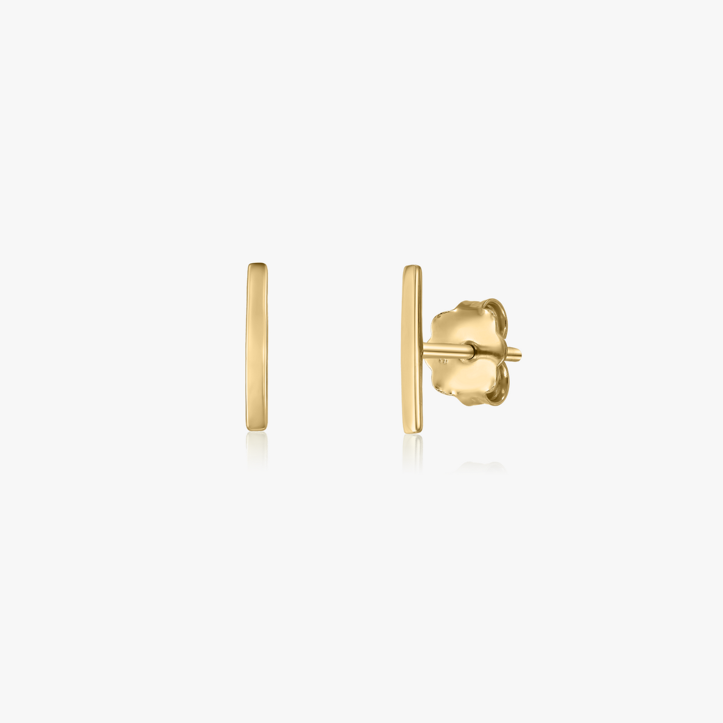 Cercei din aur Golden Bar
