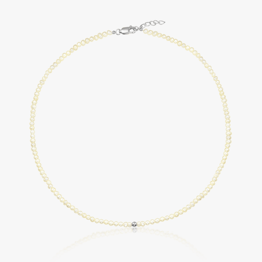 Colier din argint Glamour - Perle Naturale - Indira