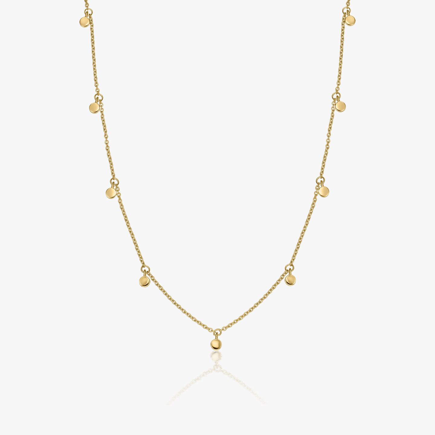 Colier din argint Golden Allegra - Indira