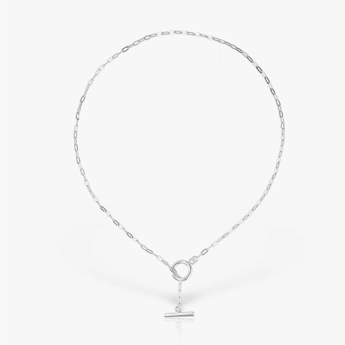 Colier din argint Silver Locked Paperclip