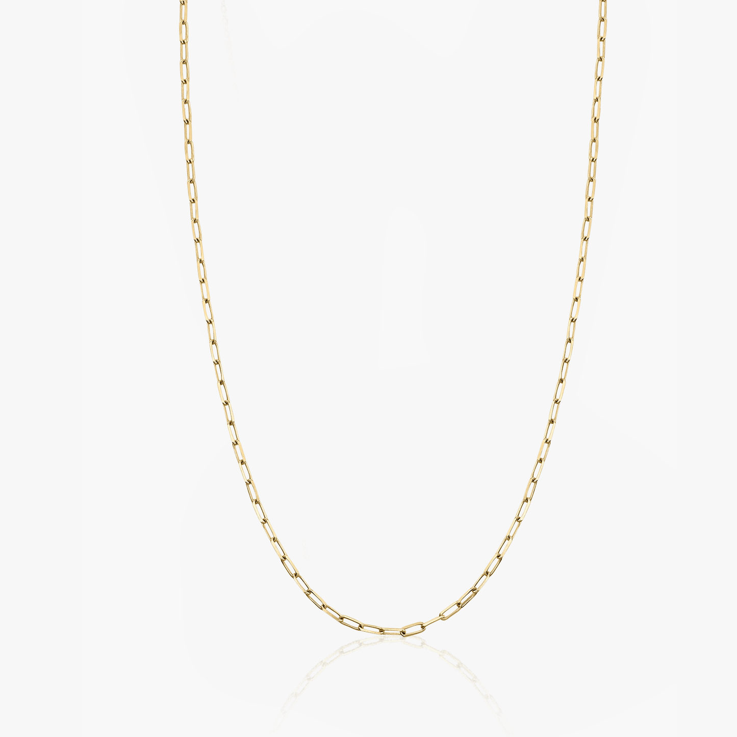Colier din argint choker Golden Paperclip