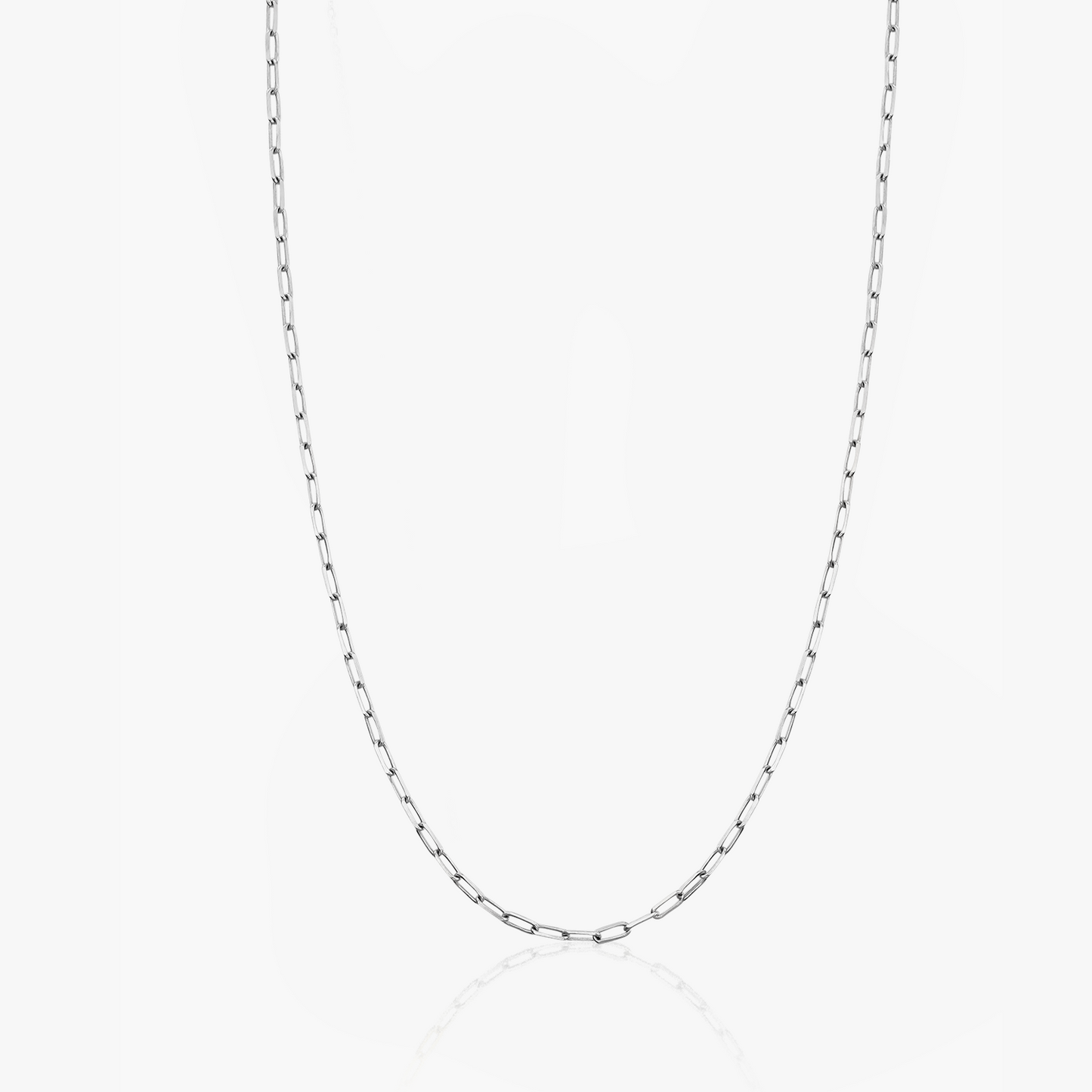 Colier din argint choker Paperclip