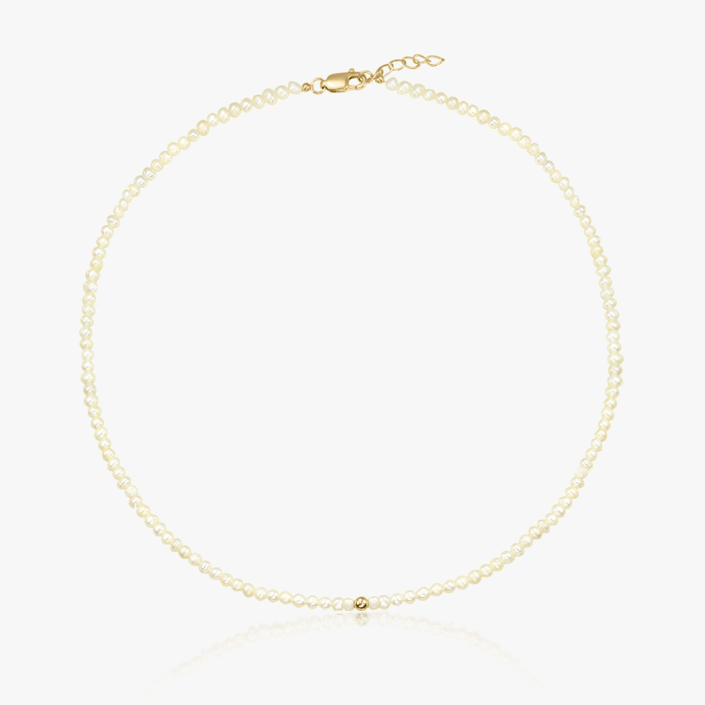 Colier din aur Glamour - Perle Naturale