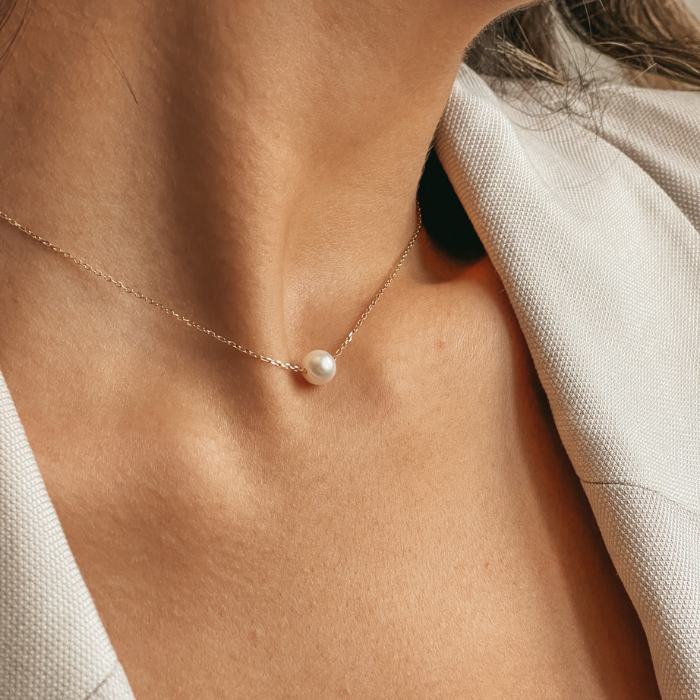 Colier din aur Ruth - Perle Naturale