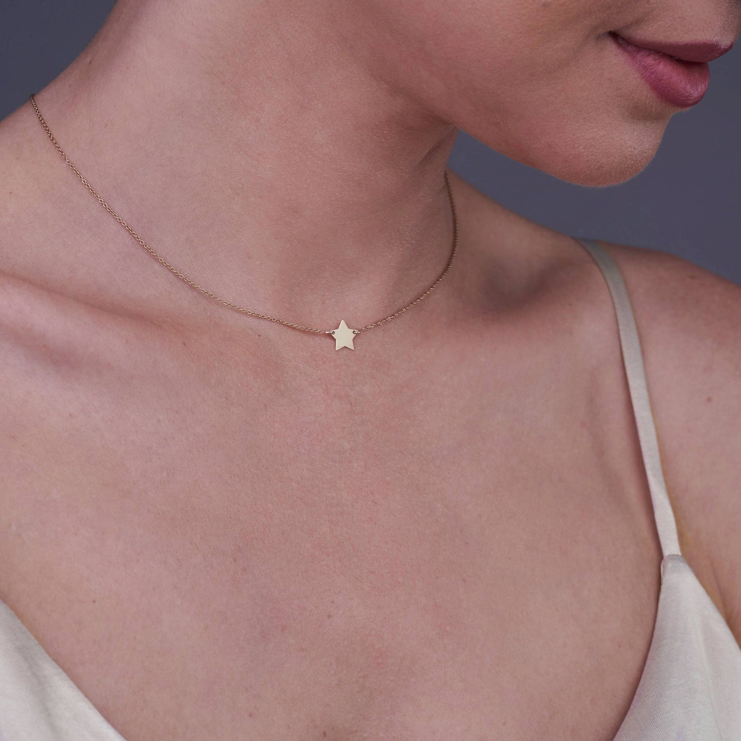 Colier din aur 14K Gold Star