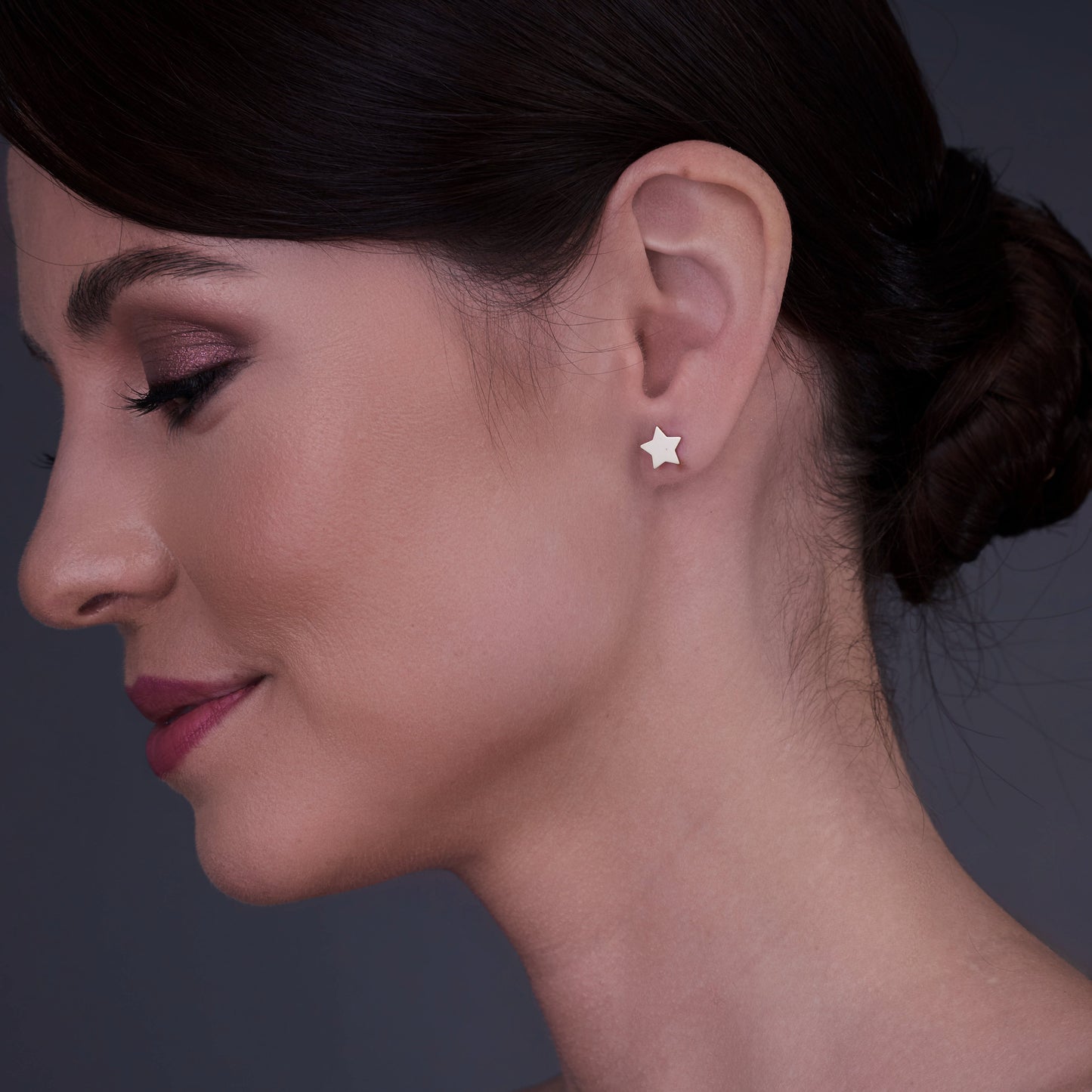 Cercei din aur 14K Gold Stars