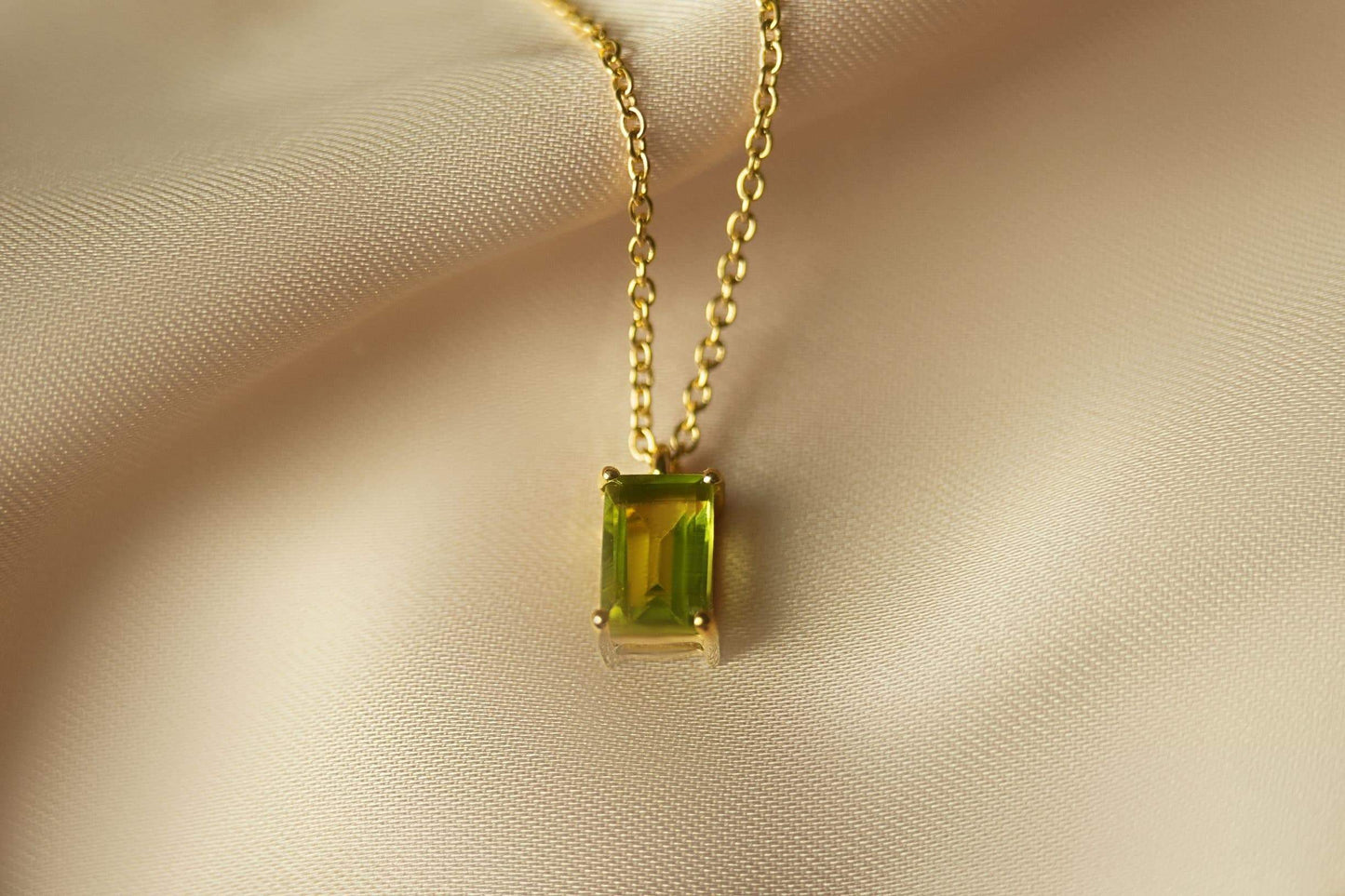 Colier din argint Tonic - Peridot