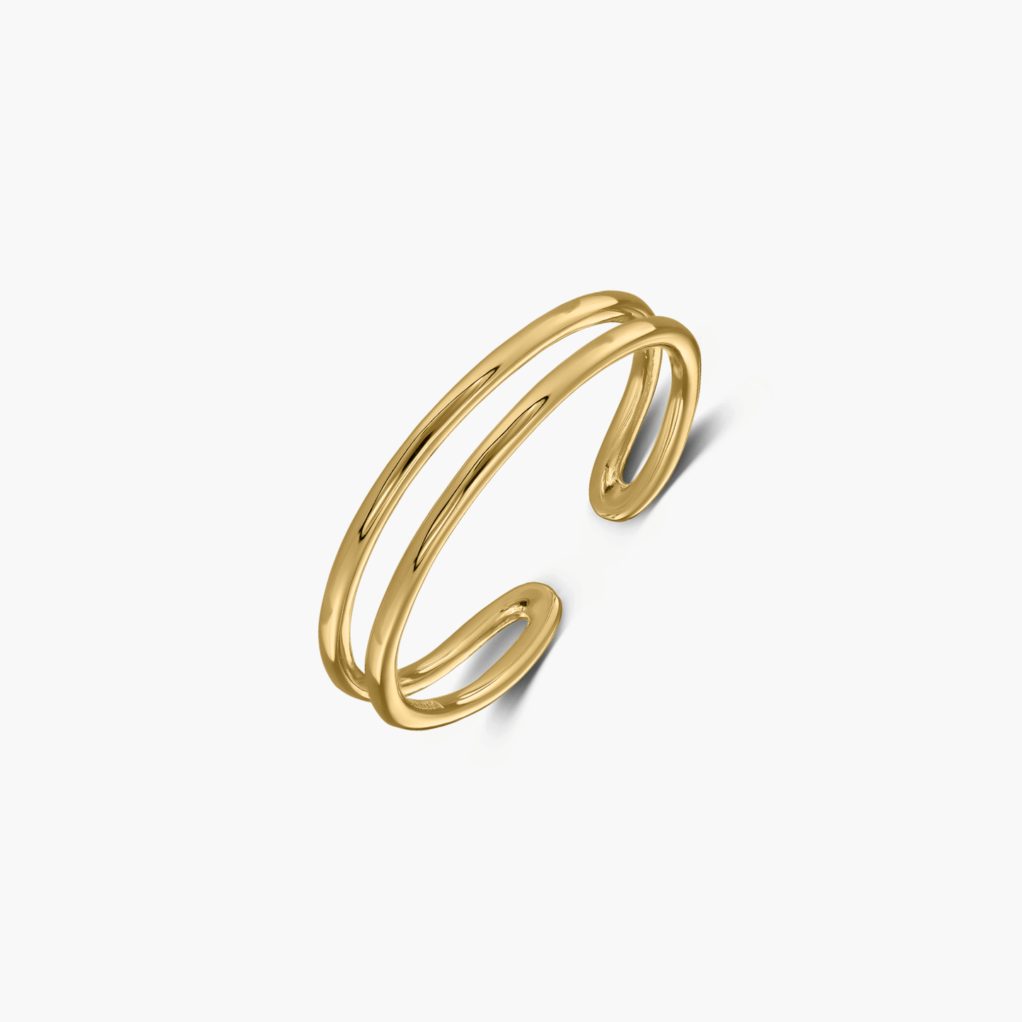 Inel din argint Golden Axis