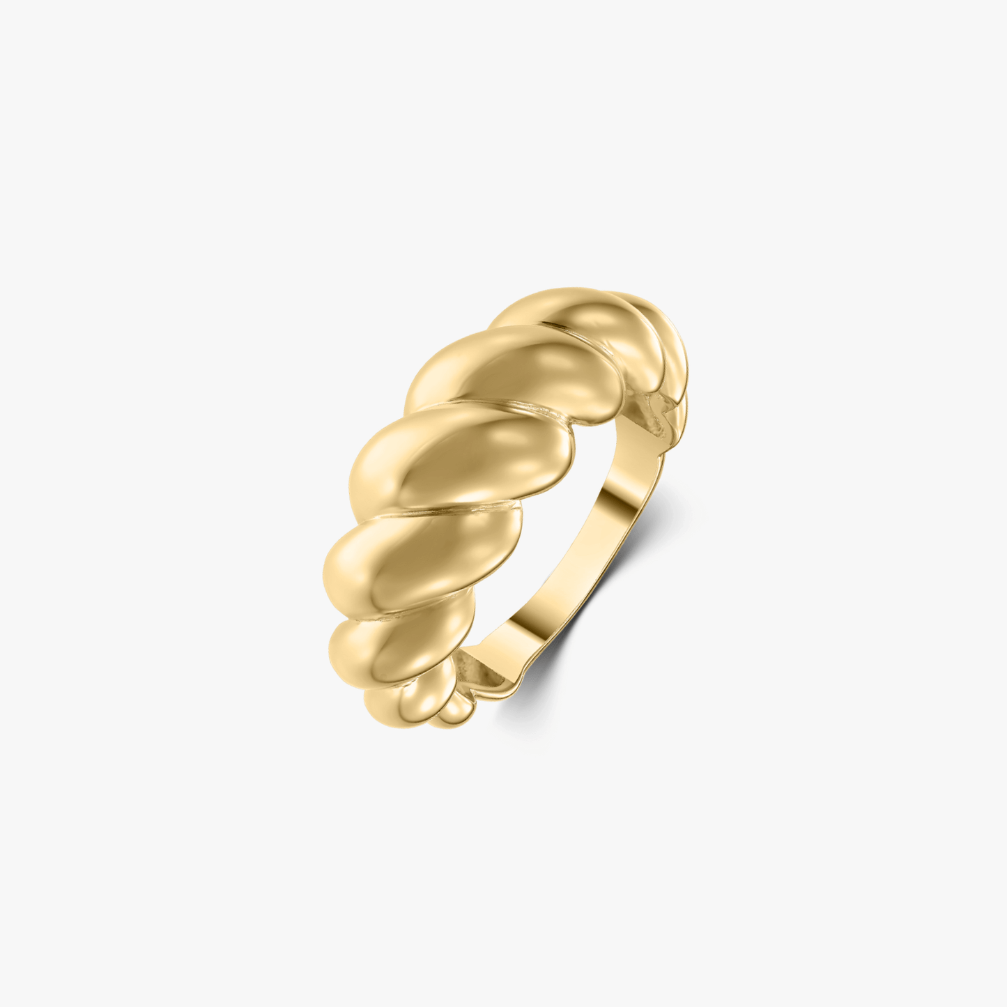 Inel din argint Golden Brioche