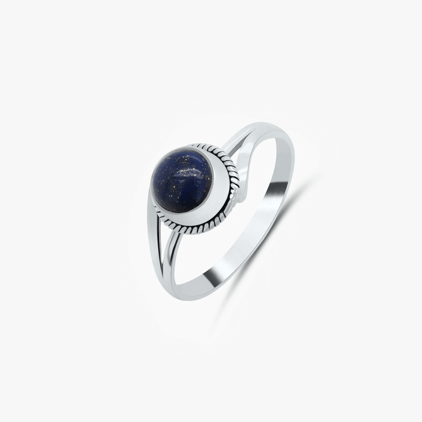 Inel din argint Little Moon - Lapis Lazuli