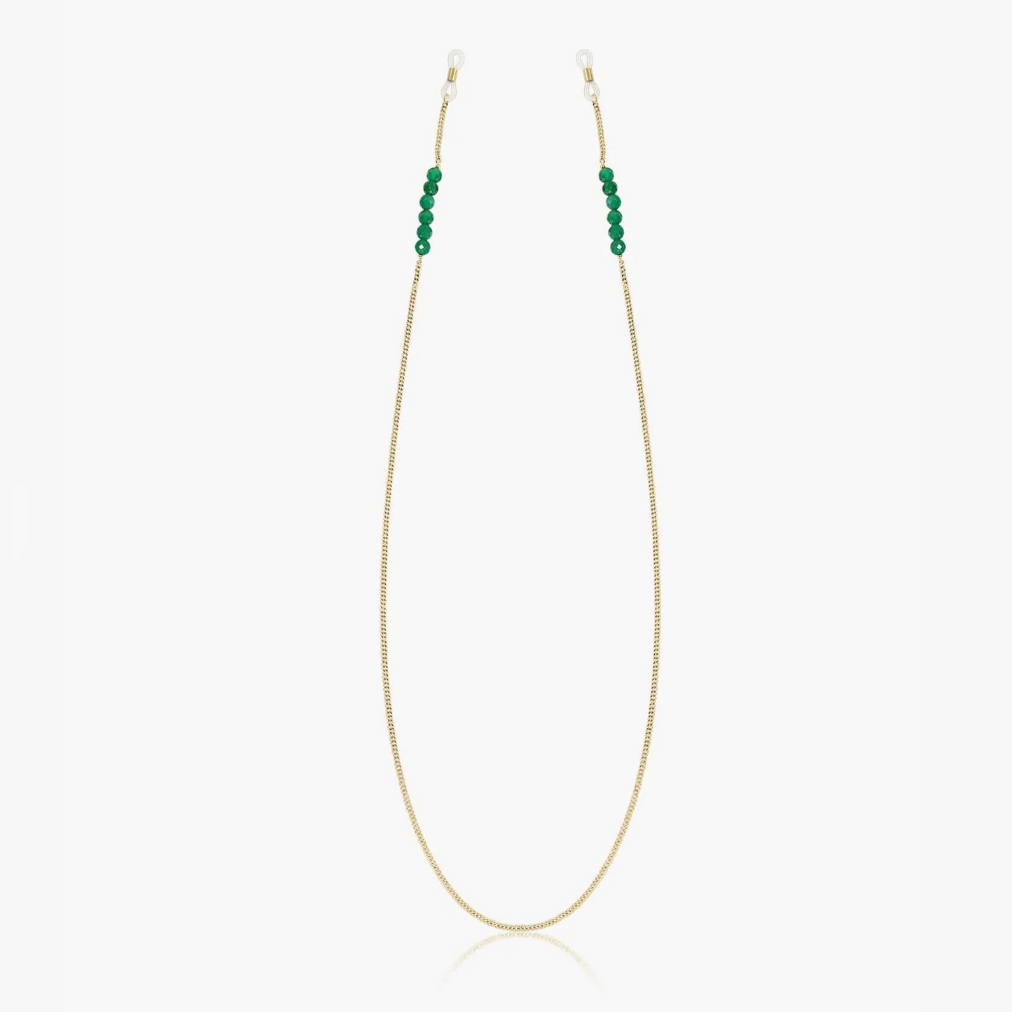 Lanț din argint pentru Ochelari Coco - Onix Verde