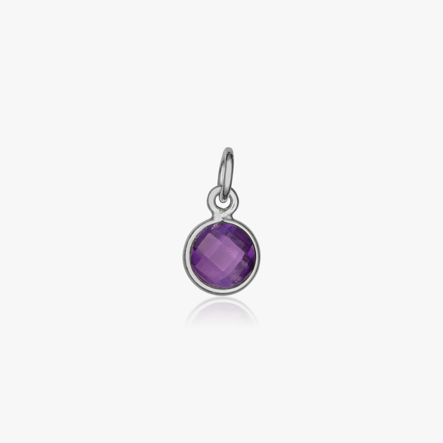 Pandantiv din argint Birthstone February - Ametist
