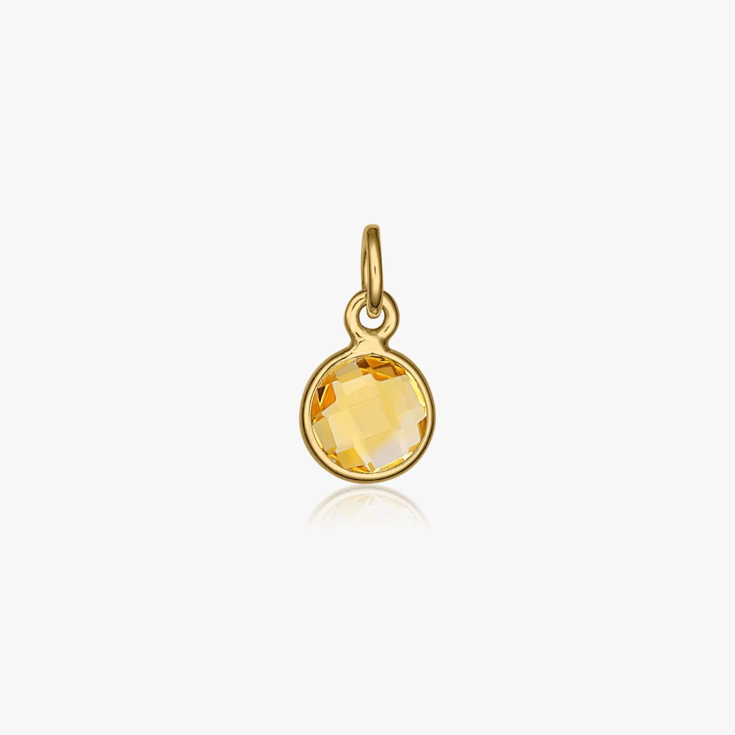 Pandantiv din argint Birthstone Golden November - Citrin