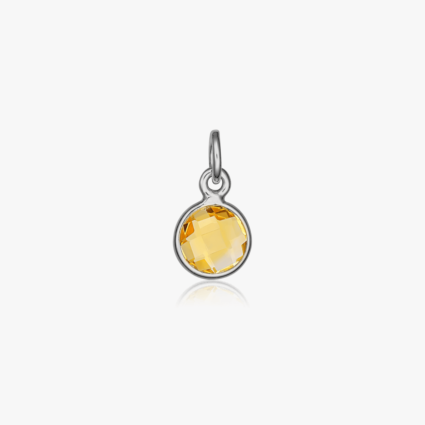 Pandantiv din argint Birthstone November - Citrin