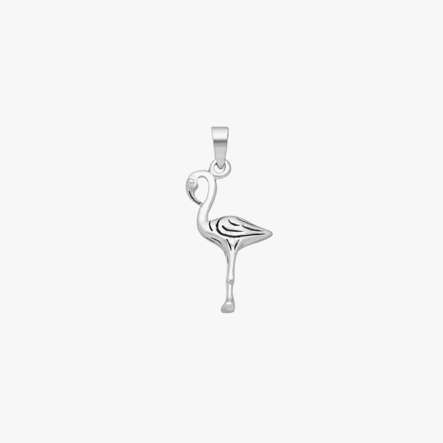 Pandantiv din argint Flamingo