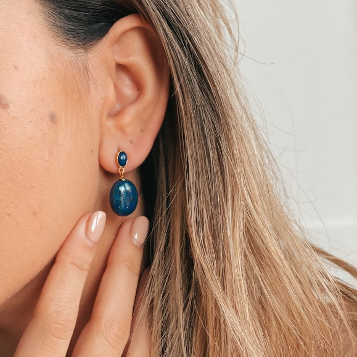 Cercei din argint Envy - Lapis Lazuli