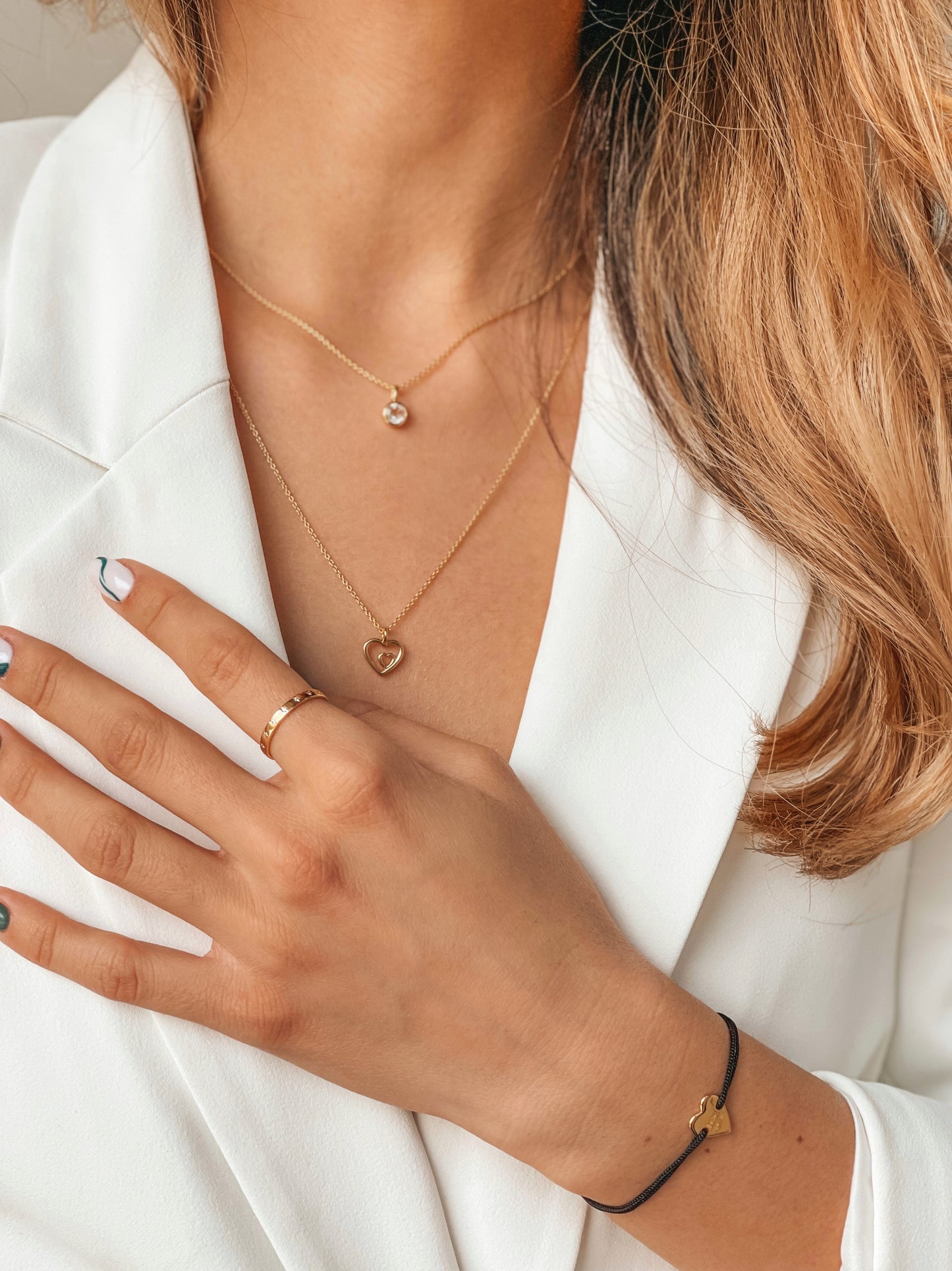 Colier din argint Birthstone Golden December - Topaz Albastru