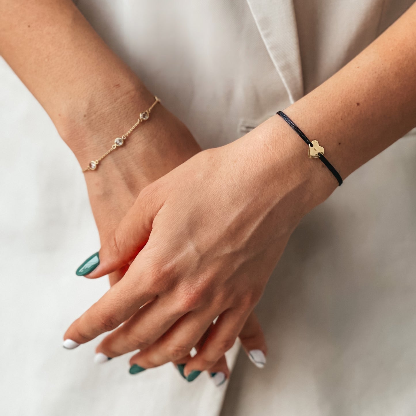 Brățară din argint Birthstone Golden December - Topaz Albastru