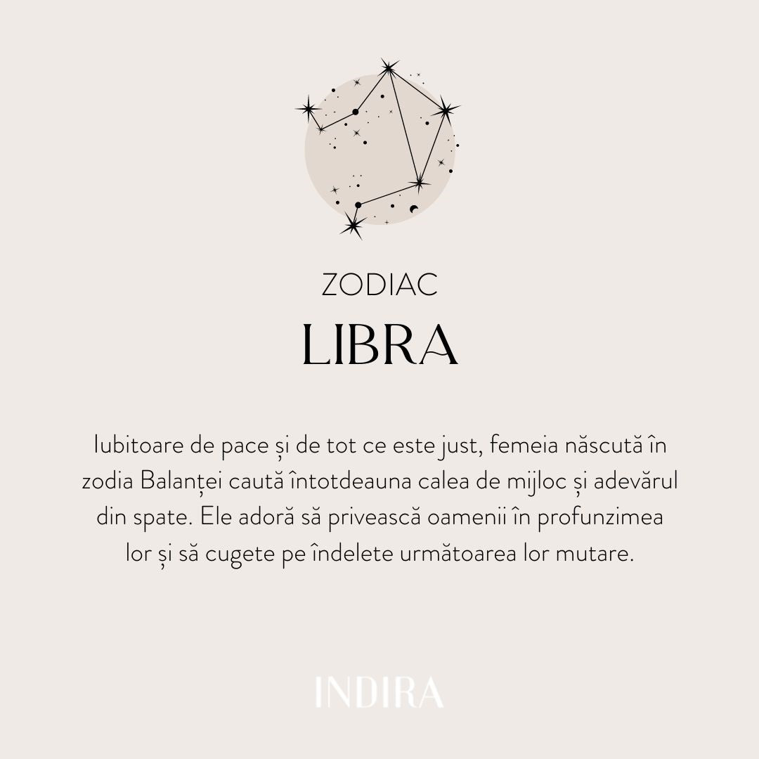 Colier din argint Silver Zodiac - Libra