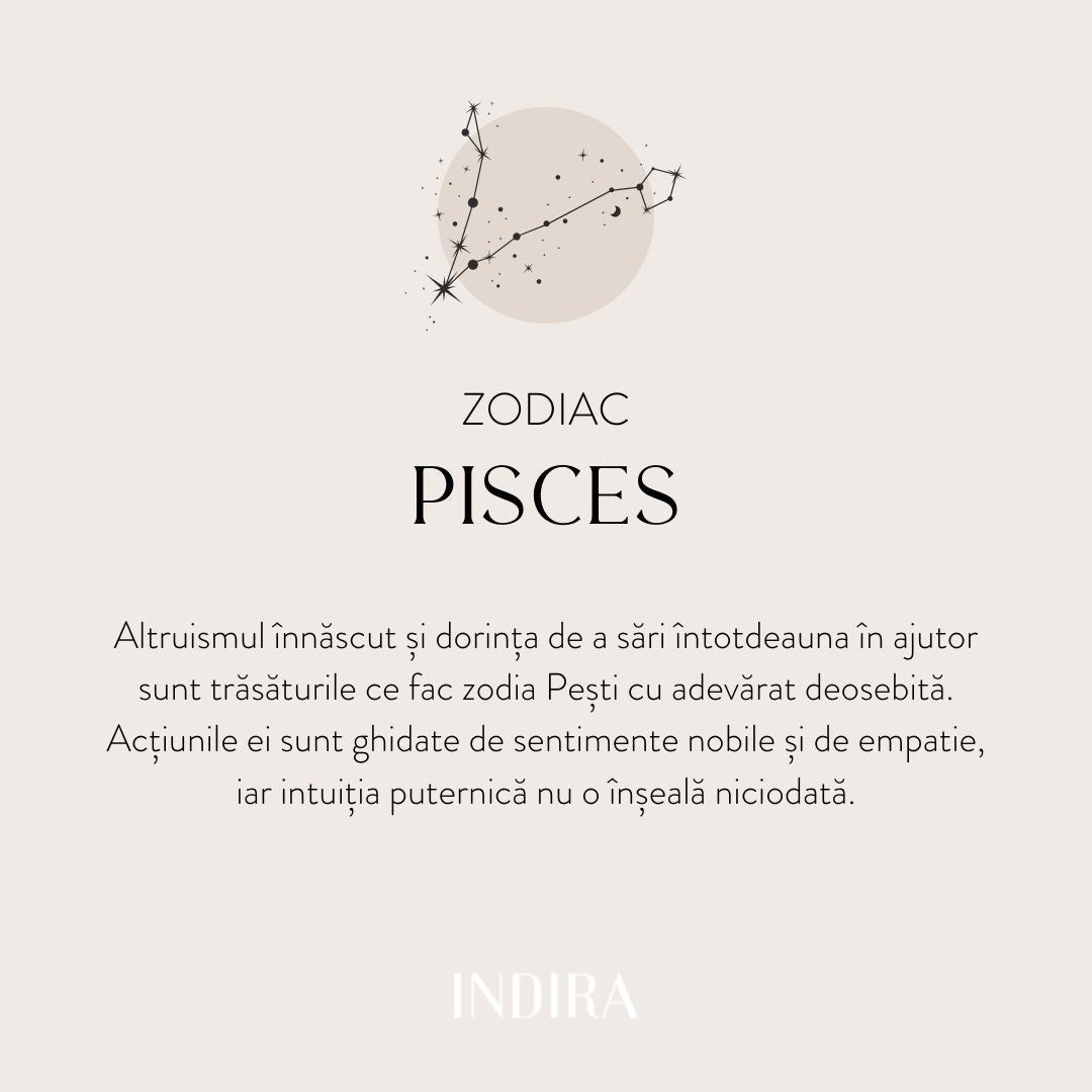 Colier din argint Silver Zodiac - Pisces