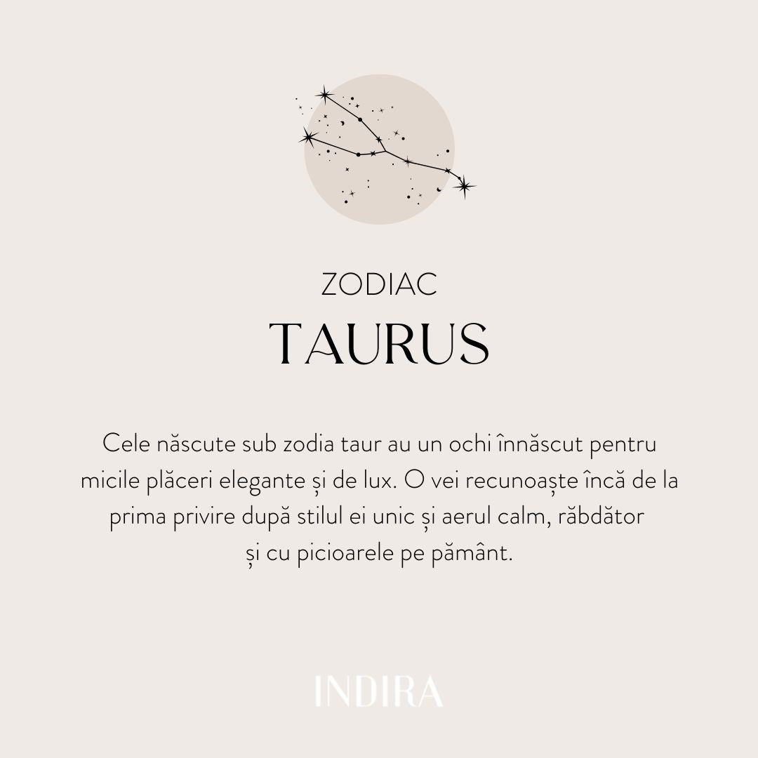 Silver Zodiac ezüst nyaklánc - Bika - Indira