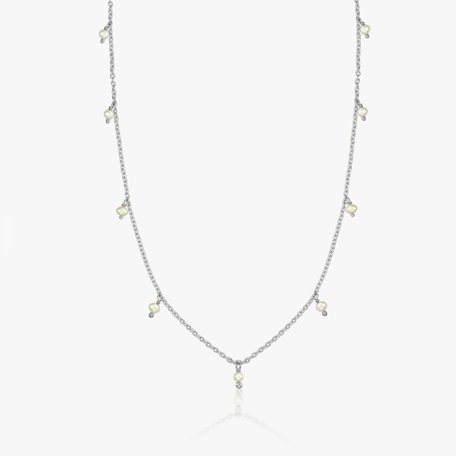 Colier din argint Margot - Perle Naturale