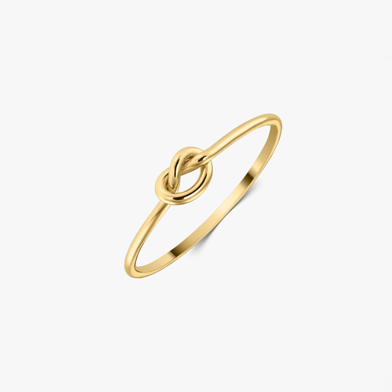 Inel din aur galben Knot