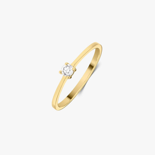 Inel din aur Timeless - Diamant 0.1 CT