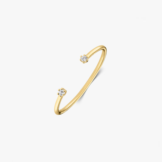 Inel din aur galben Ava – Diamante