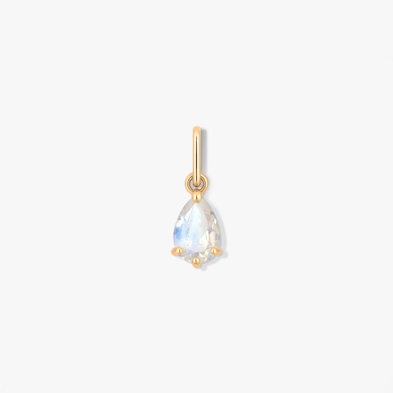 Pandantiv din aur Birthstone June - Piatra Lunii