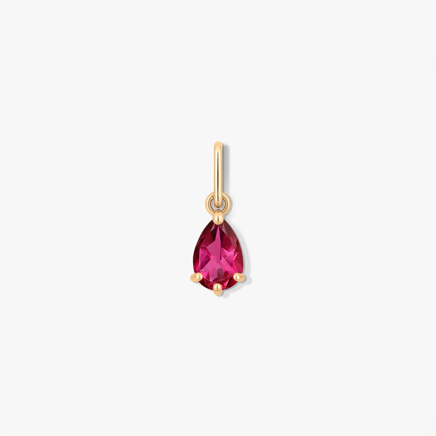 Birthstone Október Arany Medál - Rózsaszín Topáz