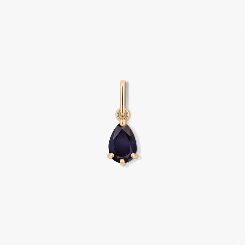 Pandantiv din aur Birthstone September - Safir