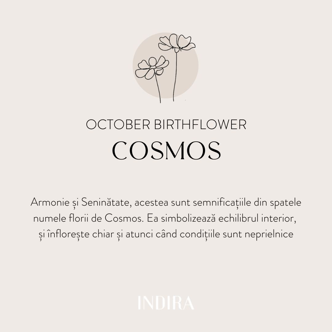 Golden Birthflower ezüst nyaklánc