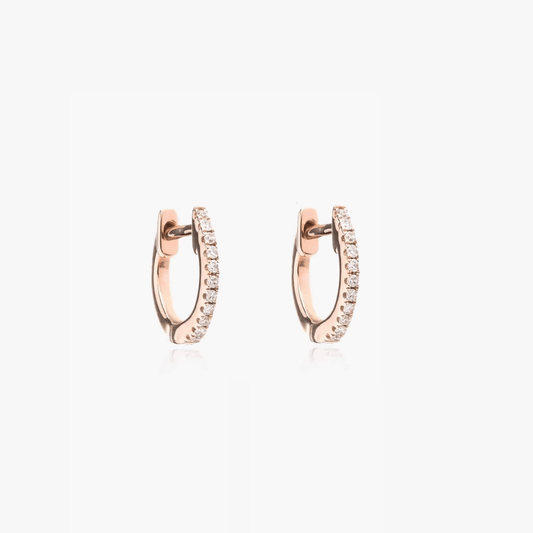 Cercei din argint Sadie - Rose Gold