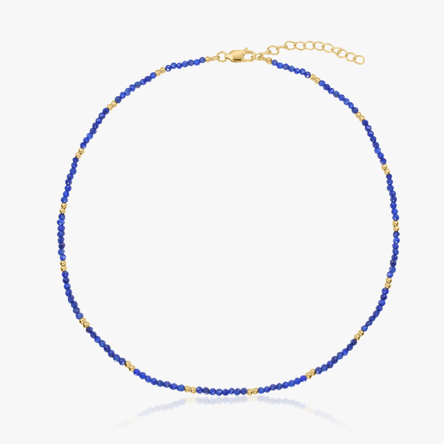 Colier din argint Golden SummerScape - Lapis Lazuli
