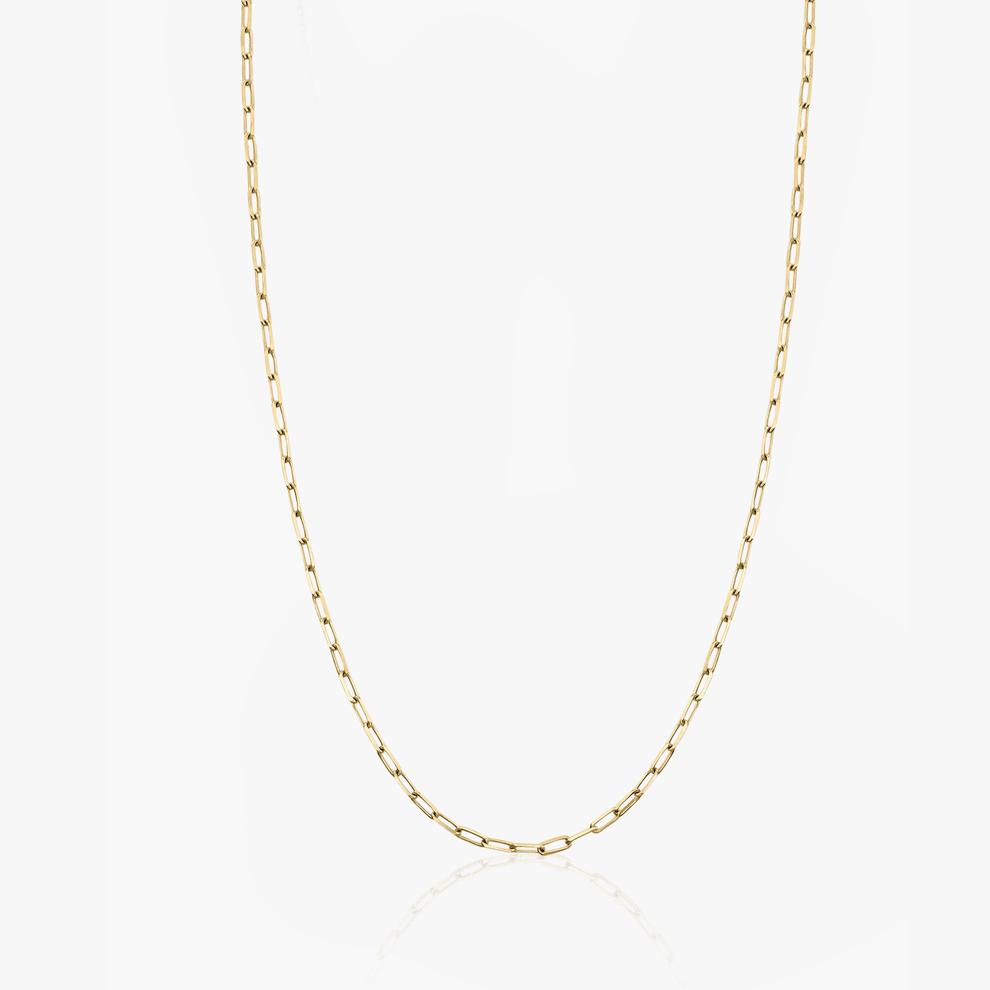 Ezüst choker nyaklánc Golden Paperclip - Indira